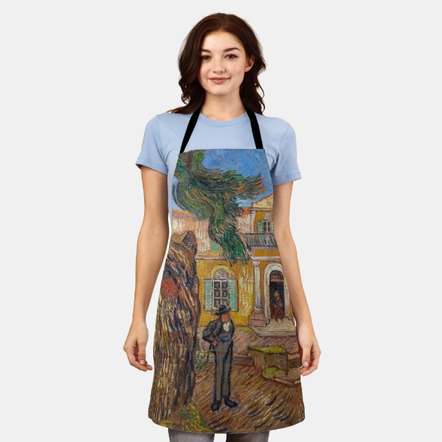 Vincent Van Gogh - Saint-Paul Asylum in Saint-Remy Apron (Worn)