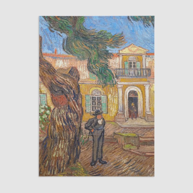 Vincent Van Gogh - Saint-Paul Asylum in Saint-Remy Tissue Paper (Creator Uploaded)