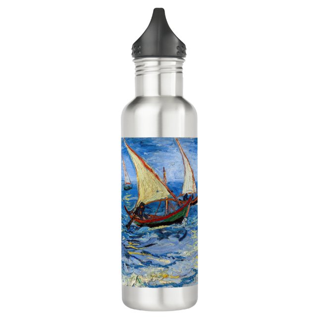 Vincent van Gogh - Seascape at Saintes-Maries 710 Ml Water Bottle (Left)