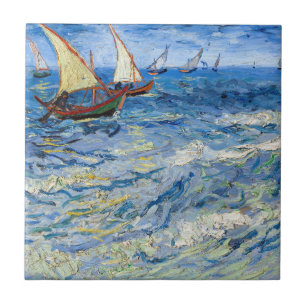 Vincent van Gogh - Seascape at Saintes-Maries Ceramic Tile