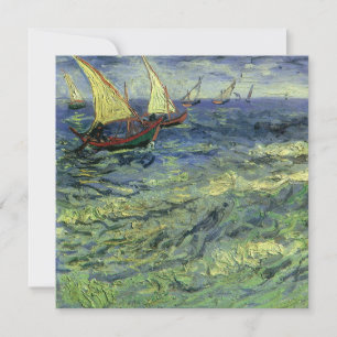 Vincent van Gogh - Seascape at Saintes Maries Invitation