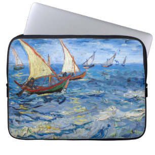 Vincent van Gogh - Seascape at Saintes-Maries Laptop Sleeve
