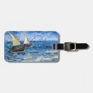 Vincent van Gogh - Seascape at Saintes-Maries Luggage Tag