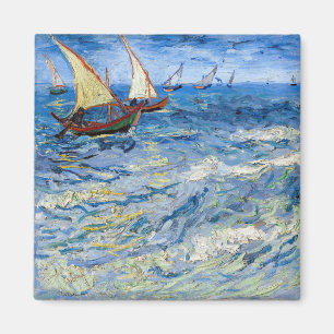 Vincent van Gogh - Seascape at Saintes-Maries Magnet