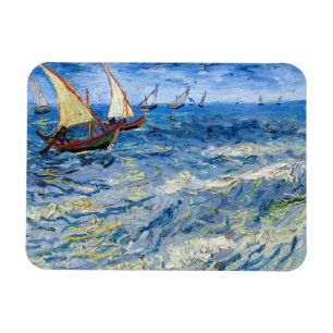 Vincent van Gogh - Seascape at Saintes-Maries Magnet