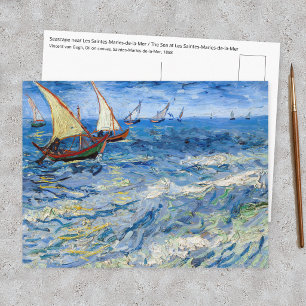 Vincent van Gogh - Seascape at Saintes-Maries Postcard
