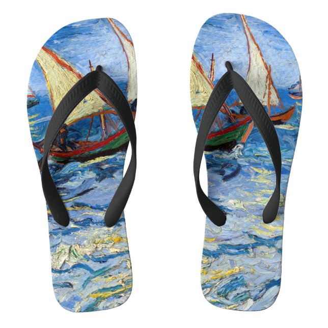 Vincent van Gogh - Seascape at Saintes-Maries Thongs (Footbed)