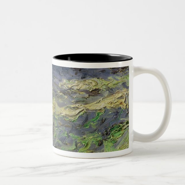 Vincent van Gogh | Seascape at Saintes-Maries Two-Tone Coffee Mug (Right)