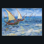 Vincent van Gogh - Seascape at Saintes-Maries Wrapping Paper Sheet<br><div class="desc">Seascape at Saintes-Maries - Vincent van Gogh,  Oil on Canvas,  1888</div>