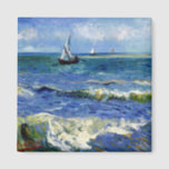 Vincent van Gogh Seascape Magnet<br><div class="desc">Seascape painted by Vincent van Gogh in 1888.</div>