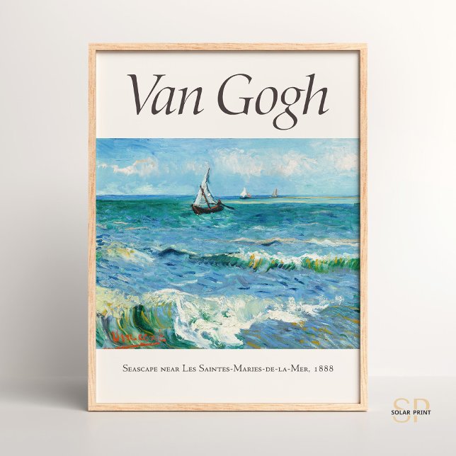 Vincent van Gogh Seascape near Les Saintes Maries  Poster (Creator Uploaded)