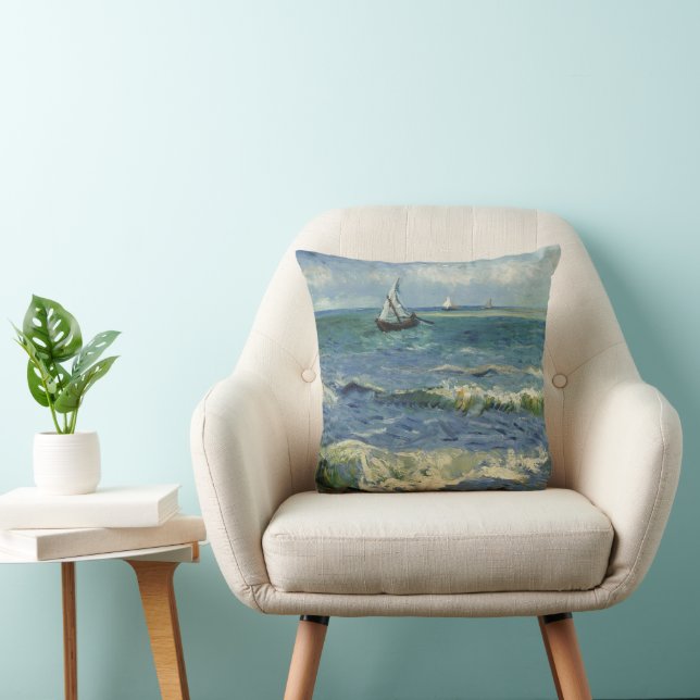 Vincent van Gogh - Seascape Near Saintes Maries Cushion (Chair)