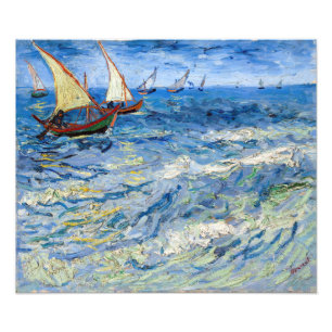 Vincent van Gogh - Seascape near Saintes-Maries Photo Print