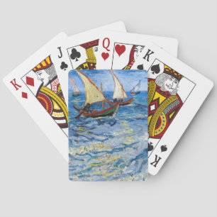 Vincent van Gogh - Seascape near Saintes-Maries Playing Cards