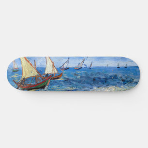 Vincent van Gogh - Seascape near Saintes-Maries Skateboard