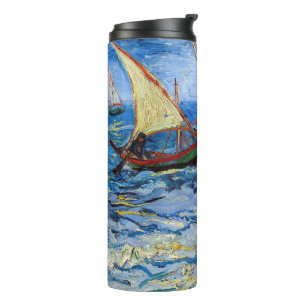 Vincent van Gogh - Seascape near Saintes-Maries Thermal Tumbler
