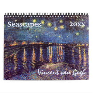 Vincent van Gogh Seascapes Maritime Nautical Calendar