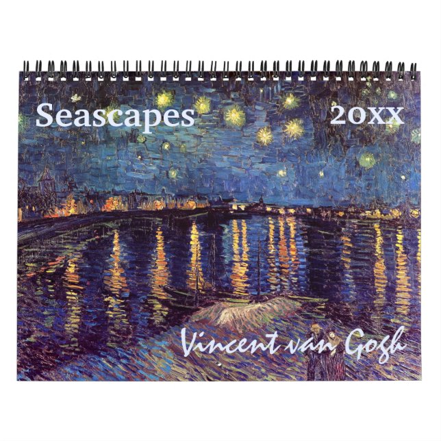 Vincent van Gogh Seascapes Maritime Nautical Calendar (Cover)