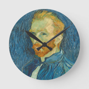 Vincent van Gogh Self Portrait, 1889 Round Clock