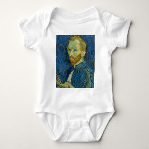 Vincent Van Gogh Self Portrait Art Work Baby Bodysuit