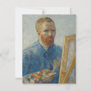 Vincent Van Gogh - Self Portrait  as a Painter Thank You Card