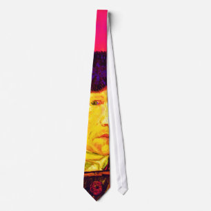Vincent Van Gogh - Self Portrait Bandage Pop Art Tie