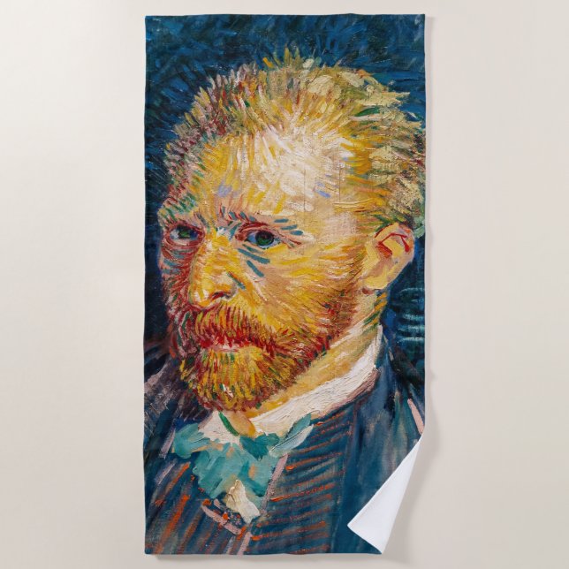 Vincent Van Gogh - Self-Portrait Beach Towel (Front)