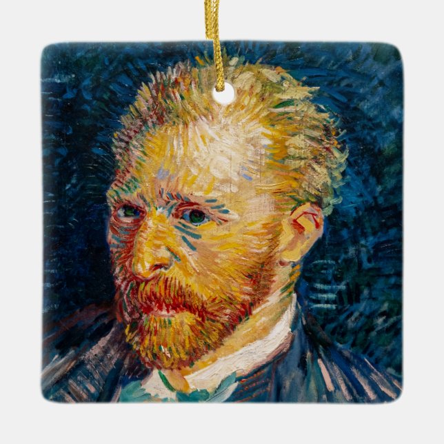 Vincent Van Gogh - Self-Portrait Ceramic Ornament (Front)