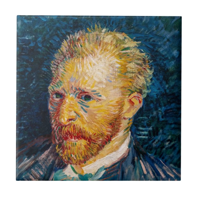 Vincent Van Gogh - Self-Portrait Ceramic Tile (Front)