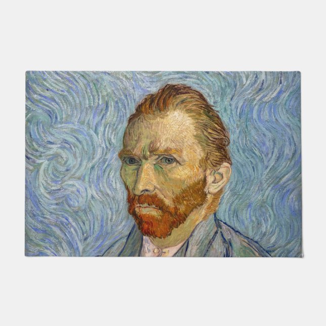 Vincent Van Gogh - Self-Portrait Doormat (Front)