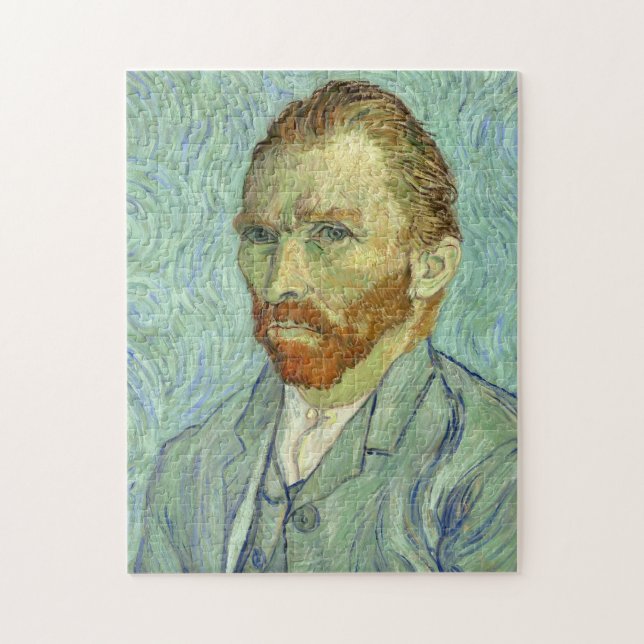 Vincent Van Gogh Self Portrait Fine Art Painting Jigsaw Puzzle (Vertical)
