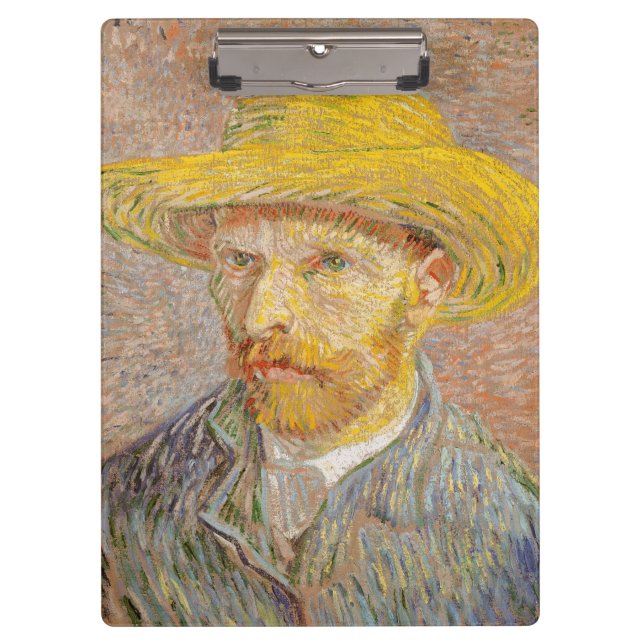 Vincent Van Gogh Self Portrait impressionist paint Clipboard (Front)
