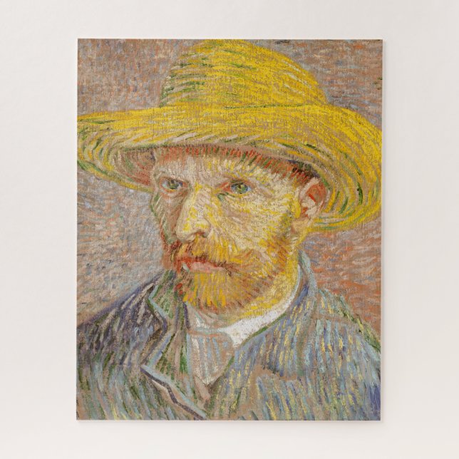 Vincent Van Gogh Self Portrait impressionist paint Jigsaw Puzzle (Vertical)