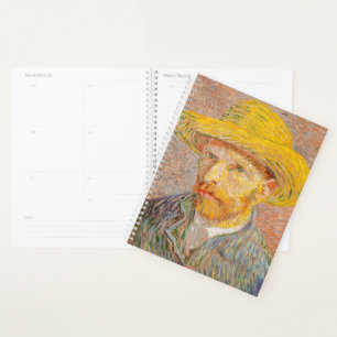 Vincent Van Gogh Self Portrait impressionist paint Planner