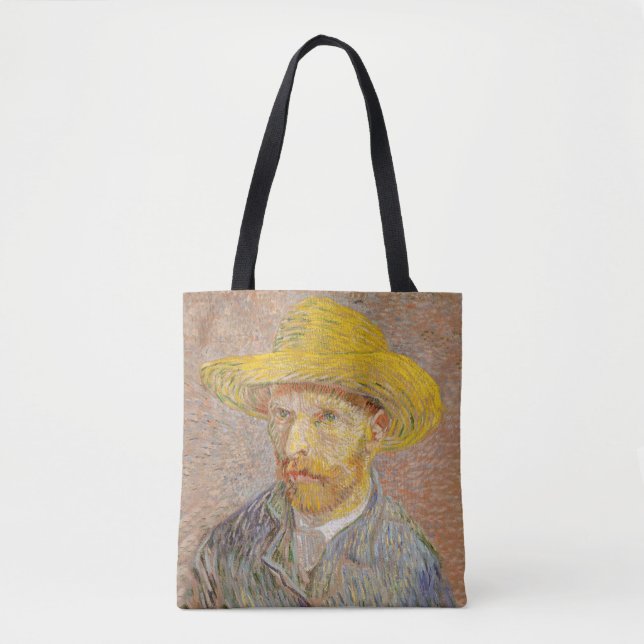 Vincent Van Gogh Self Portrait impressionist paint Tote Bag (Front)