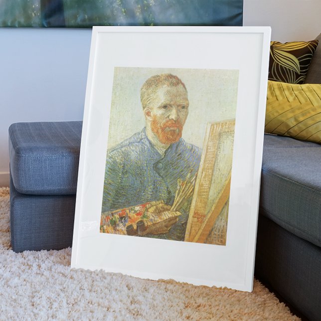 Vincent van Gogh - Self Portrait in Front of Easel Poster (Creator Uploaded)