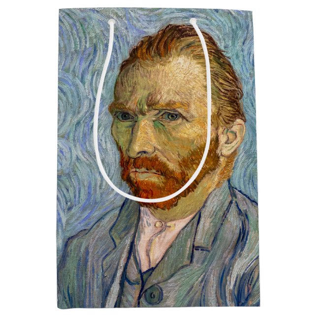 Vincent Van Gogh - Self-Portrait Medium Gift Bag (Front)