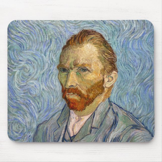 Vincent Van Gogh - Self-Portrait Mouse Pad (Front)