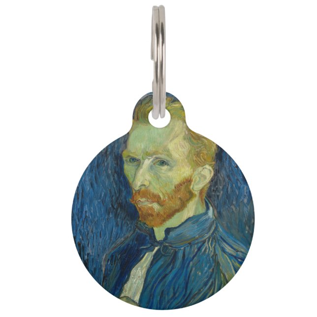 Vincent van Gogh - Self-Portrait Pet Tag (Back)