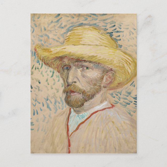Vincent van Gogh, Self-portrait Postcard (Front)