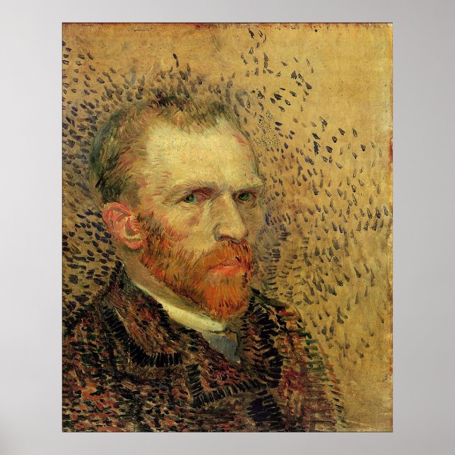 Vincent Van Gogh Self Portrait Poster (Front)