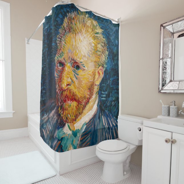 Vincent Van Gogh - Self-Portrait Shower Curtain (In Situ)