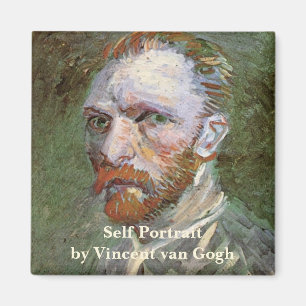Vincent van Gogh Self Portrait, Vintage Fine Art Magnet