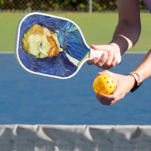 Vincent van Gogh Self Portrait, Vintage Fine Art Pickleball Paddle