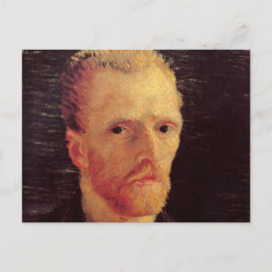 Vincent van Gogh Self Portrait, Vintage Fine Art Postcard