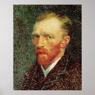 Vincent van Gogh Self Portrait, Vintage Fine Art Poster