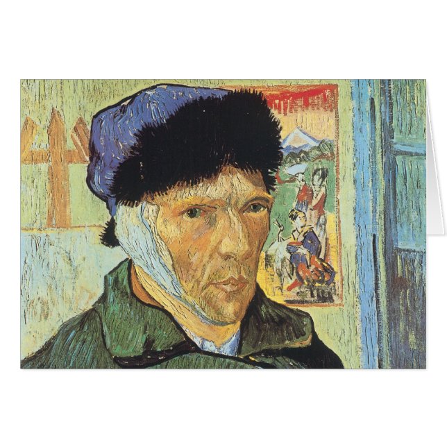 Vincent van Gogh - Self Portrait with Bandaged Ear (Front Horizontal)