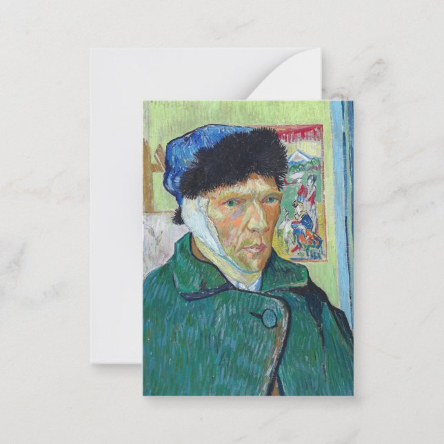 Vincent van Gogh - Self-portrait with bandaged ear Card (Front)