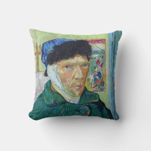 Vincent van Gogh - Self-portrait with bandaged ear Cushion