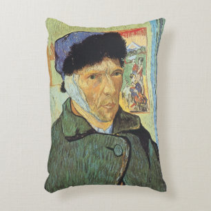 Vincent van Gogh - Self Portrait with Bandaged Ear Decorative Cushion